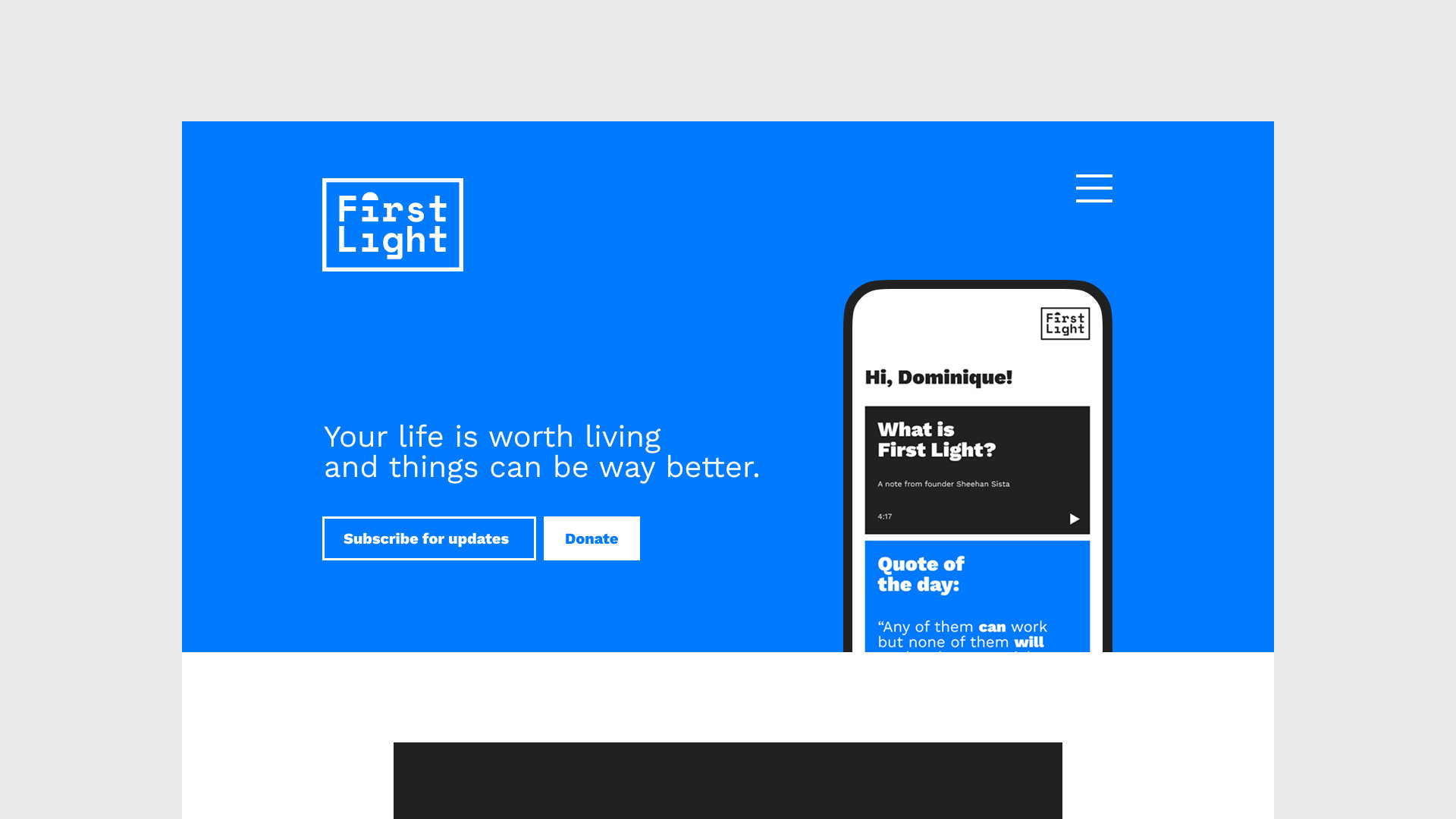First Light image 1